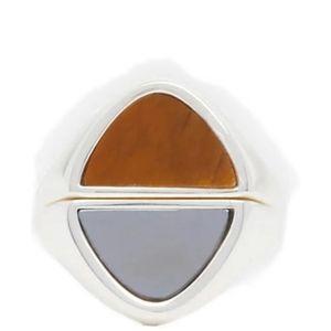 Panconesi White Split Chevalier Ring