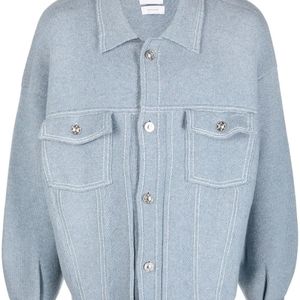 Barrie Blue Oversized Denim Jacket for men