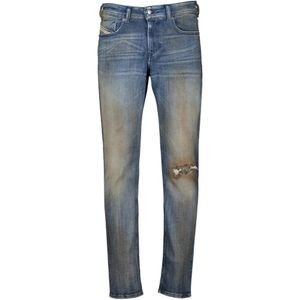 DIESEL Blue D-Sleenker 1979 Five-Pocket Slim Jeans for men