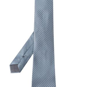 メンズ Giorgio Armani ストライプ ネクタイ ブルー