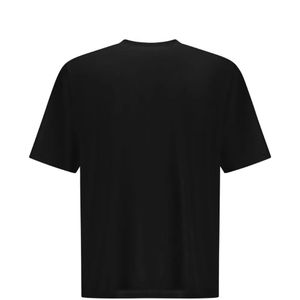 Herno Black T-Shirt À Design Stretch for men
