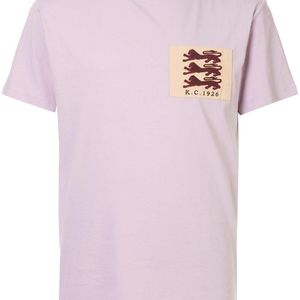 Kent & Curwen T-shirt Met Leeuwpatch in het Paars voor heren