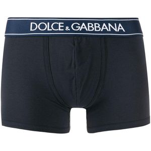 メンズ Dolce & Gabbana ロゴ ボクサーパンツ ブルー