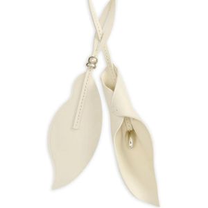 Ralph Lauren Natural Floral Calfskin Bag Charm