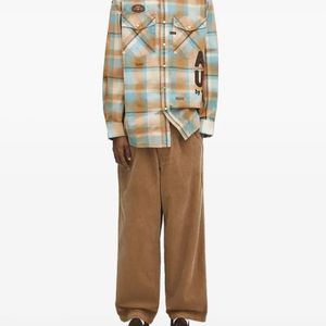 Aape By A Bathing Ape Plaid Logo Shirt for men