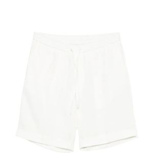 Aurélien White Drawstring Shorts for men