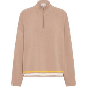 The Upside Natural Veneto Carter Half-Zip Sweater
