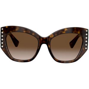Gafas de sol cat eye con efecto de carey Valentino de color Marrón
