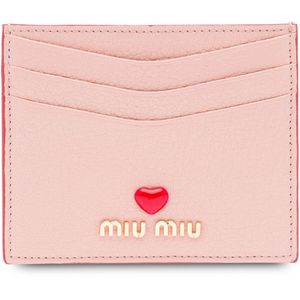 Miu Miu ミュウミュウ Madras カードケース ピンク