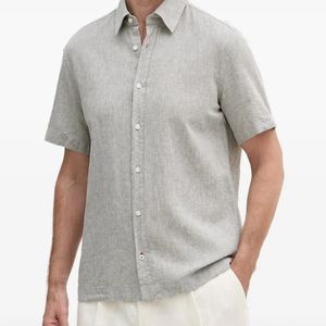 Joop! Grey Haris Short-Sleeve Shirt for men