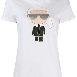 Karl Lagerfeld Ikonik Karl Tシャツ ホワイト