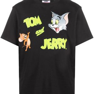 メンズ Gcds Tom And Jerrytm Tシャツ ブラック