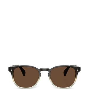 Oliver Peoples Grey Finley Esq. Sun Round-Frame Sunglasses