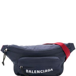 Balenciaga ウィール ベルトバッグ ブルー