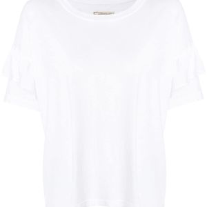 Current/Elliott フリルtシャツ ホワイト
