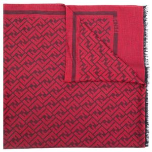 Pañuelo con logo estampado Fendi de hombre de color Rojo