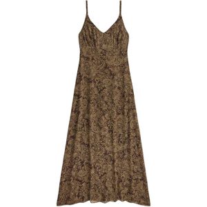 RRL Natural Paisley-Print Silk Maxi Dress
