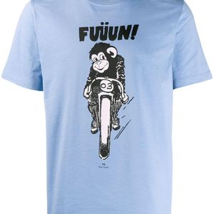 メンズ PS by Paul Smith Fuuun! Tシャツ ブルー