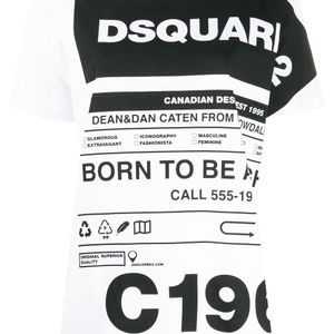 T-shirt à imprimé graphique DSquared² en coloris Blanc
