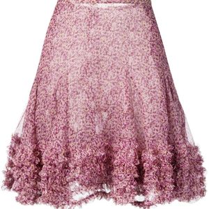 Stella McCartney フローラル ミニスカート ピンク