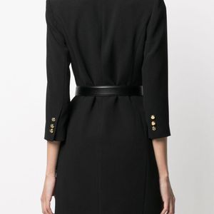 Elisabetta Franchi ダブルジャケットスタイル ドレス ブラック
