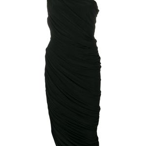 Norma Kamali ワンショルダードレス ブラック