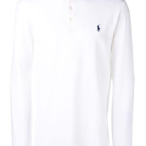Polo Ralph Lauren Poloshirt mit aufgesticktem Logo in Weiß für Herren