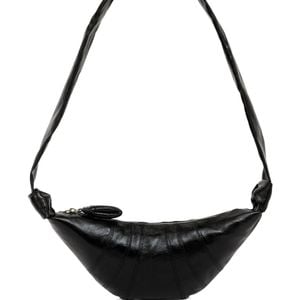 Lemaire Black Croissant Small Shoulder Bag