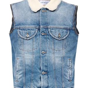 Off-White c/o Virgil Abloh Blue Denim Vest