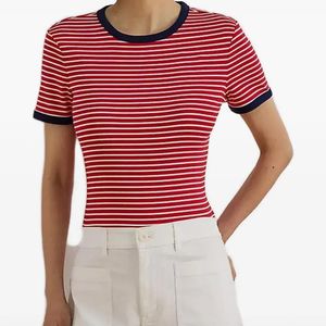 Ralph Lauren Red Striped T-Shirt