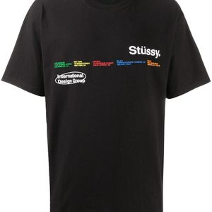メンズ Stussy ロゴ Tシャツ ブラック