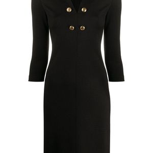 Givenchy ボタンディテール ドレス ブラック