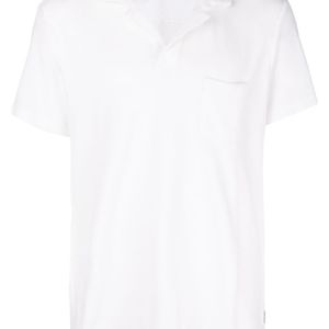 メンズ Orlebar Brown オープンカラーポロシャツ ホワイト
