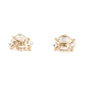 Melissa Joy Manning Metallic Herkimer Diamond Post Earrings