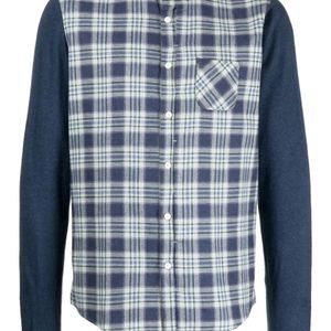 Private Stock Blue The Sebastien Check-Print Shirt for men