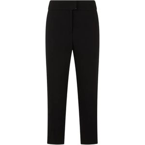 Moschino Black Straight-Leg Trousers