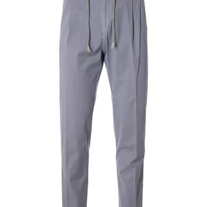 Eleventy Blue Drawstring Trousers for men