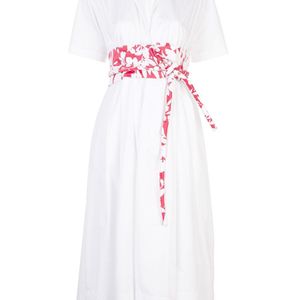 Rosie Assoulin Obi シャツドレス ホワイト