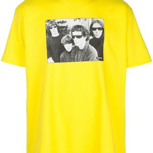 メンズ Supreme The Velvet Underground Tシャツ イエロー