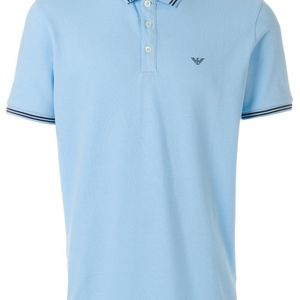 Emporio Armani Poloshirt mit Logo in Blau für Herren