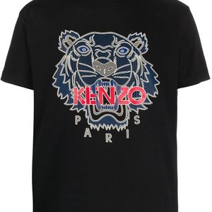 メンズ KENZO タイガー Tシャツ ブラック
