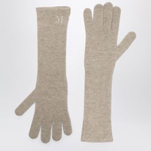 Max Mara Natural Mélange Long Gloves