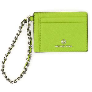 MICHAEL Michael Kors Green Leather Card Holder