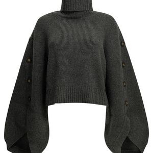 Zimmermann Black "Valiant" Turtleneck Sweater