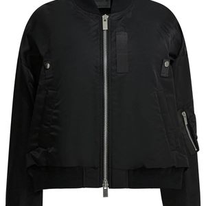 Sacai Black Nylon Polyester Jacket