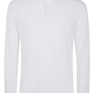 Zanone White Long Sleeves Polo Shirt for men