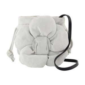 Marc Jacobs Grey The Drawstring Mini Shoulder Bag