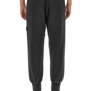 Stone Island Black Jogging Pants for men