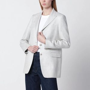 Tagliatore Blue Single-Breasted J Bertha Jacket