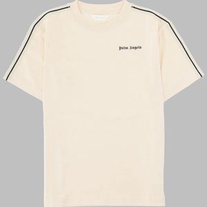 Palm Angels Natural Pa Minitrack Reg. T-Shirt S/S Off